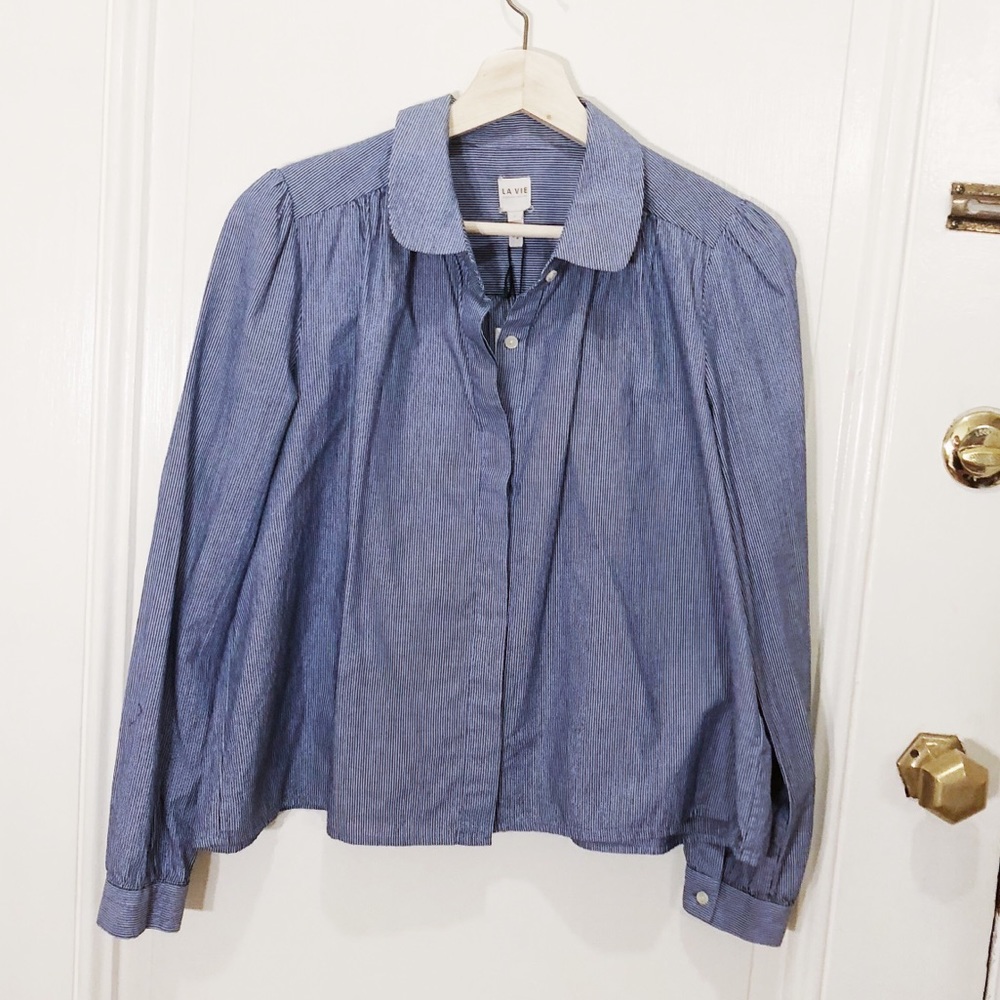 Rebecca Taylor La Vie - stripe blouse